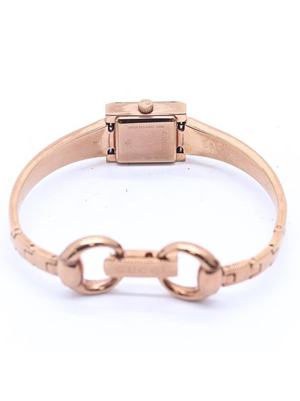 ★SOLD★ Gucci Frame 128.5 Quartz Shell Dial Watch - Picture 4 of 5
